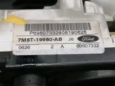 Peça sobressalente para automóvel em segunda mão comando de sofagem (chauffage / ar condicionado)  por ford kuga (cbv) titanium referências oem iam 7m5t19980ab 7m5t19980 