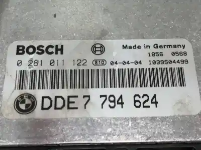 Second-hand car spare part ecu engine control for bmw serie 3 berlina (e46) 320d oem iam references 0281011122 dde7794624 1039s04499