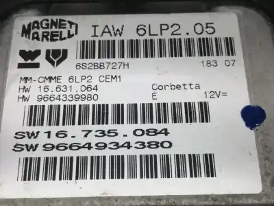 İkinci el araba yedek parçası ecu motor kontrol cihazi için citroen c4 coupe collection oem iam referansları iaw6lp205  