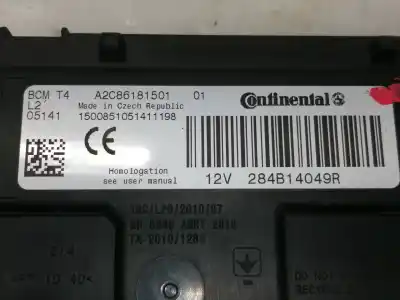 Автозапчастина б/у електронний модуль для dacia duster ambiance 4x2 посилання на oem iam 284b14049r  a2c86181501