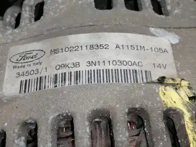 Автозапчастина б/у генератор для ford focus c-max (cap) ambiente (d) посилання на oem iam 1708472 a115im105a 3n1110300ac