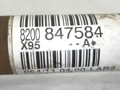 Peça sobressalente para automóvel em segunda mão transmissão dianteira esquerda por renault scenic iii dynamique referências oem iam 8200847584  