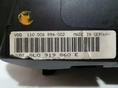 Second-hand car spare part dashboard for audi a3 (8l) 1.8 t ambition plus quattro (132kw) oem iam references 110008894002  