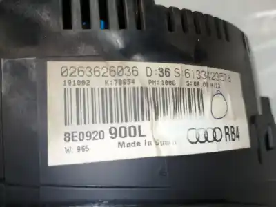 Peça sobressalente para automóvel em segunda mão quadrante por audi a4 berlina (8e) 2.0 fsi referências oem iam 8e0920900nx  8e0920900l