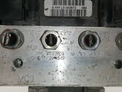 Peça sobressalente para automóvel em segunda mão abs por citroen ds4 design referências oem iam 0265251570  