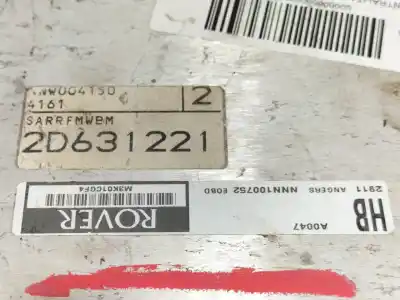 Second-hand car spare part ecu engine control for mg serie 25 (rf) comfort plus oem iam references nnn100752  