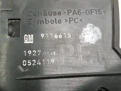 Pezzo di ricambio per auto di seconda mano controllo della luce per opel combo familiar riferimenti oem iam 9116615  