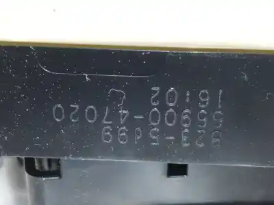 Автозапчастина б/у контроль опалення / кондиціонації для toyota prius (_w3_) 1.8 hybrid (zvw3_) посилання на oem iam 75d726lh 5590047020 