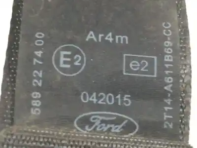 Автозапчасти б/у задний левый ремень безопасности за ford transit connect (tc7) furgón (2006->) ссылки oem iam 2t14a611b69  