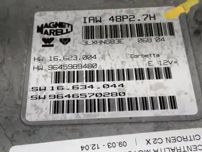 Tweedehands auto-onderdeel ecu motorcontroller voor citroen c2 x oem iam-referenties 9646570280 9645989480 iaw48p27h