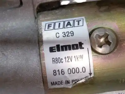 Peça sobressalente para automóvel em segunda mão motor de arranque por fiat cinquecento (170) 0.9 i.e. referências oem iam 8160000 8160000 
