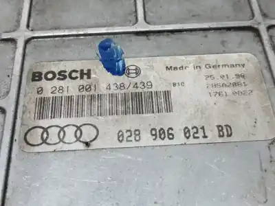 Peça sobressalente para automóvel em segunda mão centralina de motor uce por audi a4 berlina (b5) 1.9 tdi referências oem iam 0281001438  