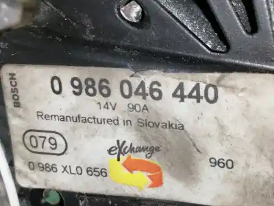 Second-hand car spare part alternator for renault twingo authentique oem iam references 986046440  