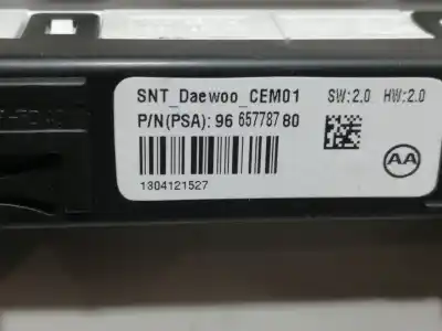 Second-hand car spare part interior light for citroen c4 lim. collection oem iam references 6362as  9671646577