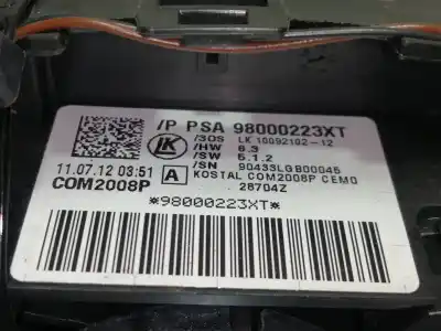 Second-hand car spare part multifunction switch for citroen c4 lim. collection oem iam references 98000223xt  96667245zd