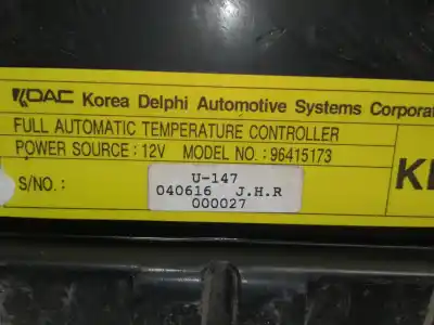 Peça sobressalente para automóvel em segunda mão comando de sofagem (chauffage / ar condicionado)  por daewoo tacuma se referências oem iam 96415173  