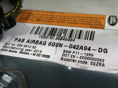 Автозапчасти б/у подушка безопасности передняя правая за land rover freelander (lr2) 2.2 td4 cat ссылки oem iam 609088700  