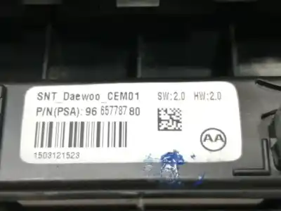 Second-hand car spare part multifunction display for citroen ds4 design oem iam references 967729648000  