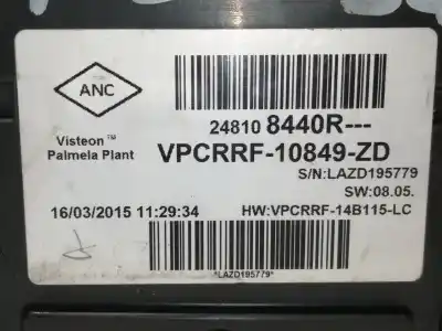 Peça sobressalente para automóvel em segunda mão quadrante por renault clio iv business referências oem iam 248108440r vpcrrf10849zd 