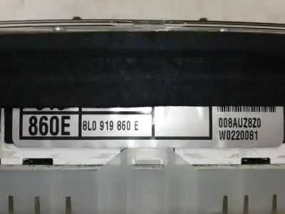 Second-hand car spare part dashboard for audi a3 (8l) 1.8 ambiente oem iam references 8l0919860e 008auz8z0 w0220081