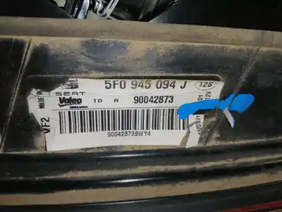 Автозапчасти б/у внутренний правый задний фонарь за seat leon (5f1) reference ссылки oem iam 5f0945094 5f0945094j 90042873