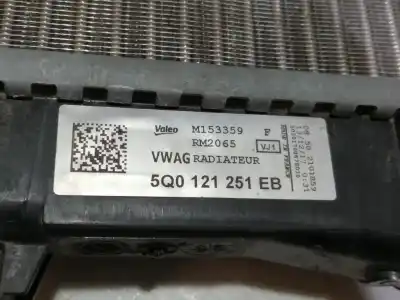 Автозапчастина б/у водяний радіатор для seat leon (5f1) reference посилання на oem iam   5q0121251eb