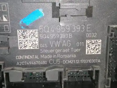 Автозапчастина б/у модуль комфорт для seat leon (5f1) reference посилання на oem iam 5q4959393e 5q4959393b 