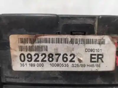 Peça sobressalente para automóvel em segunda mão quadrante por opel zafira a elegance referências oem iam 09228762er  