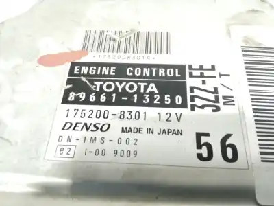 Second-hand car spare part ecu engine control for toyota corolla (e12) 1.6 16v oem iam references 8966113250 1752008301 
