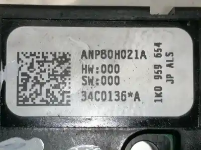 Peça sobressalente para automóvel em segunda mão sensor por seat leon (1p1) reference referências oem iam 1k0959654 anp80h021a 34c0136a
