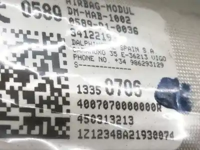 Автозапчасти б/у передняя правая подушка безопасности за opel adam glam ecoflex ссылки oem iam 34120665c 34122193c 0589p10036