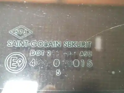 Peça sobressalente para automóvel em segunda mão vidro de custódia triangular traseiro esquerdo por dacia dokker ambiance referências oem iam 43r000015  