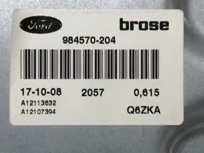 Second-hand car spare part driver left window regulator for ford focus lim. (cb4) titanium oem iam references 1738645 995208101 / a12107394 a12113632 / 984570204 4m5t14a389