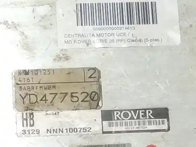 Second-hand car spare part ecu engine control for mg serie 25 (rf) classic oem iam references nnn100752  
