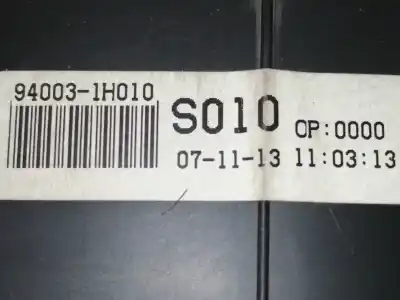 Peça sobressalente para automóvel em segunda mão quadrante por kia cee´d active referências oem iam 940031h010  