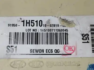 Second-hand car spare part fuse box unit for kia cee´d active oem iam references 919501h510  