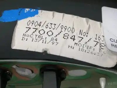 Автозапчасти б/у приборная доска за renault megane i scenic (ja0) 1.6e alize ссылки oem iam 7700847782  