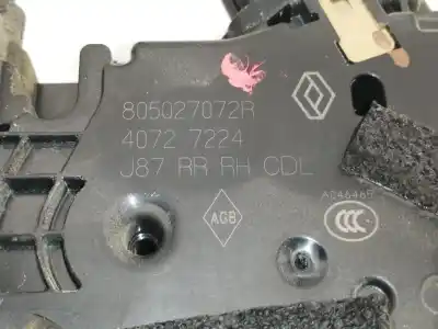 Автозапчастина б/у замок заднього правого дверя для renault captur i (j5_, h5_) 0.9 tce 90 посилання на oem iam 805027072r  
