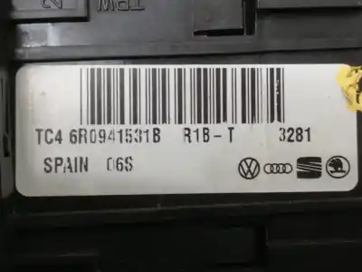 Автозапчастина б/у управління світлом для seat mii (kf1) 1.0 посилання на oem iam 6r0941531b  