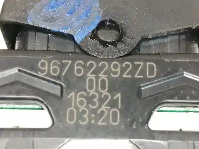 Second-hand car spare part right front power window switch for citroen c3 shine oem iam references 96762292zd  