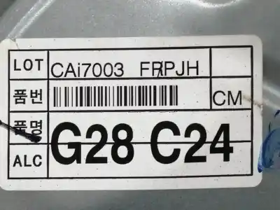 Автозапчасти б/у регулятор стекла переднего правого за hyundai santa fe (bm) 2.2 crdi cat ссылки oem iam 400906  