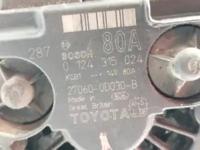 Pezzo di ricambio per auto di seconda mano alternatore per toyota corolla (e12) 1.6 16v riferimenti oem iam 0124315024  