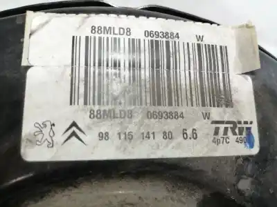 Peça sobressalente para automóvel em segunda mão servo freio por citroen c3 shine referências oem iam 1609895680  9811514180