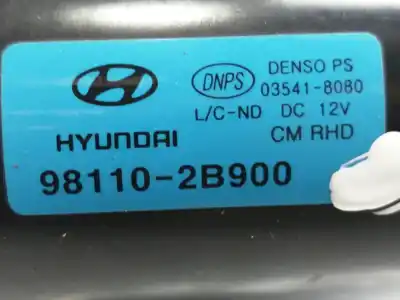 Автозапчасти б/у мотор переднего стеклоочистителя за hyundai santa fe (bm) 2.2 crdi cat ссылки oem iam 981102b900  