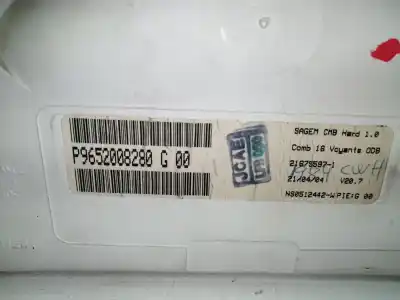 Peça sobressalente para automóvel em segunda mão quadrante por citroen c3 1.4 referências oem iam p9652008280g  