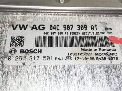 Second-hand car spare part ecu engine control for seat arona style oem iam references 04c907309at  