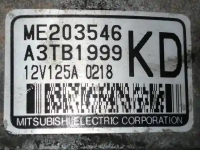 Автозапчасти б/у генератор за mitsubishi montero (v60/v70) 3.2 di-d avance ссылки oem iam me203546 a3tb199 