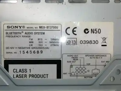 Автозапчасти б/у аудиосистема / радио cd за mitsubishi montero (v60/v70) 3.2 di-d avance ссылки oem iam mexbt3700u 1545689 