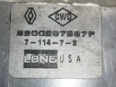 Peça sobressalente para automóvel em segunda mão radiador de óleo do motor por renault clio iii authentique referências oem iam 8200287937f  