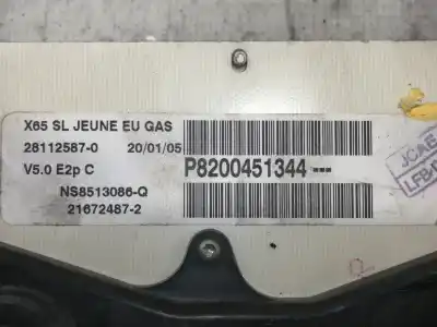 Second-hand car spare part dashboard for renault clio ii fase ii (b/cb0) community oem iam references p8200451344 281125870 ns8513086q 216709164 216724872 